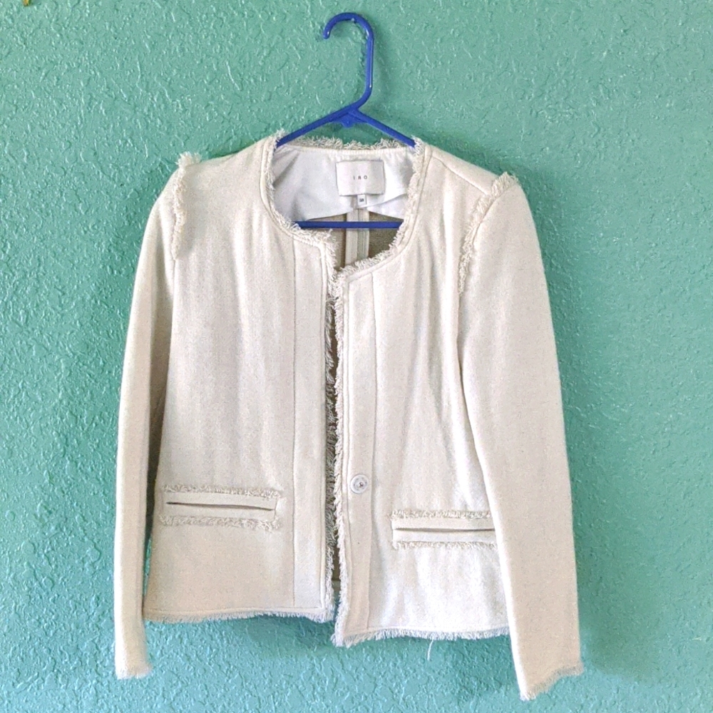 Cream Tweed Blazer